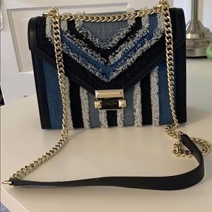 Michael Kors denim Whitney bag